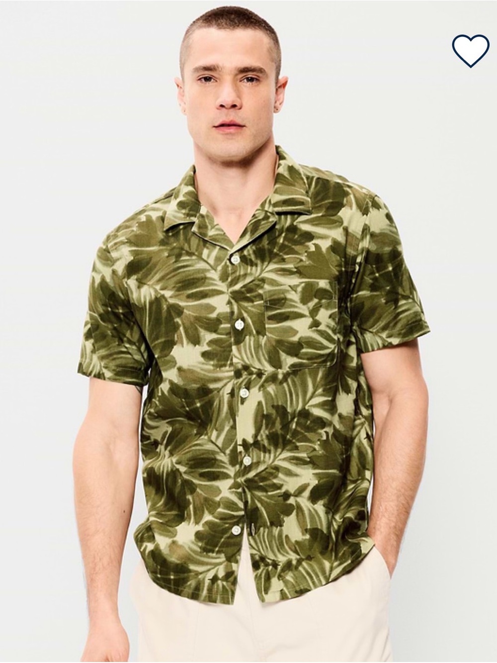 Palm Leaf Camp Shirt